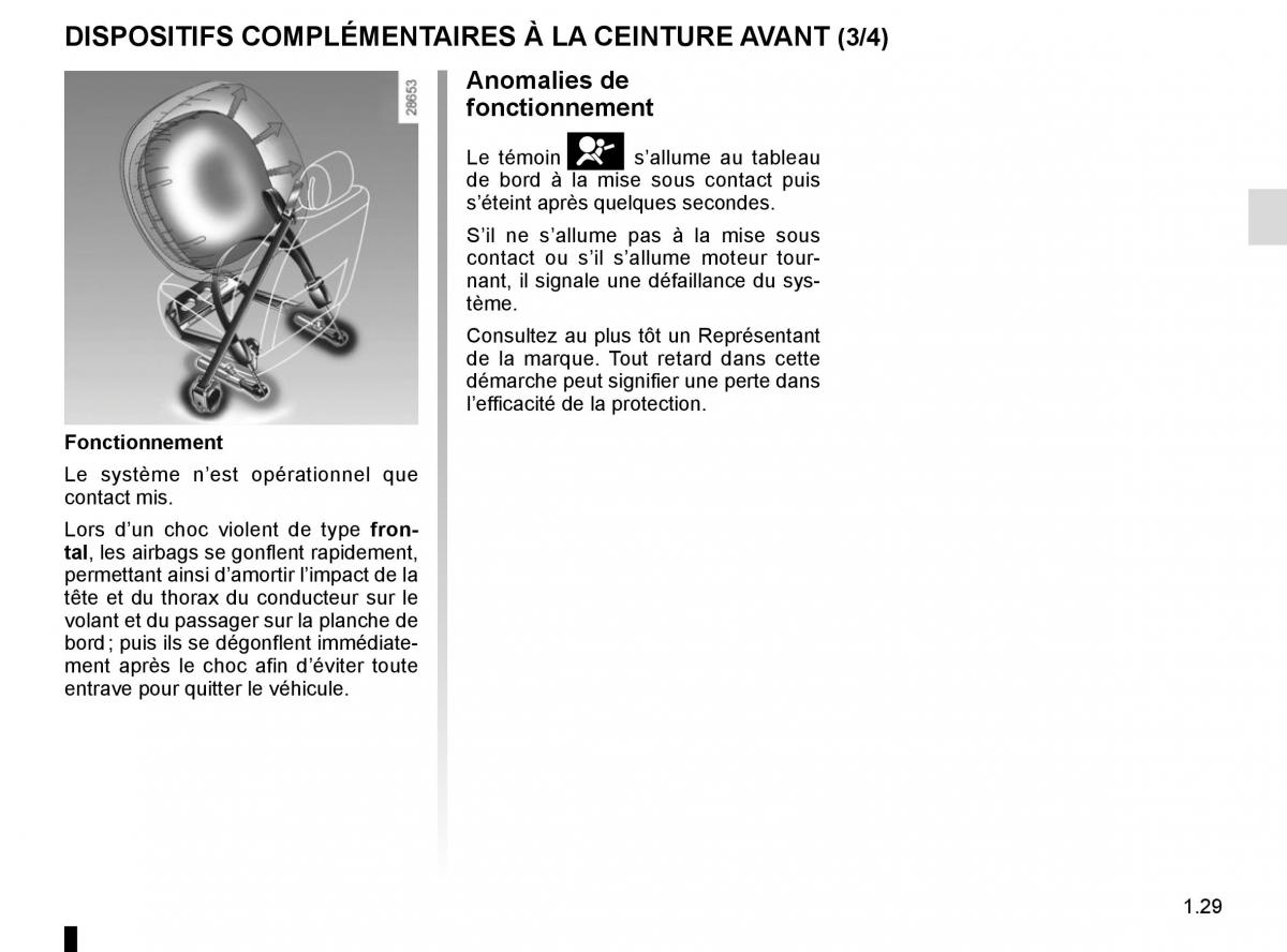 Renault Kadjar owners manual manuel du proprietaire / page 35