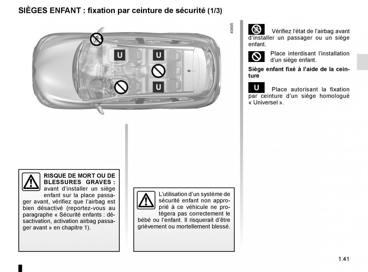 Renault Kadjar owners manual manuel du proprietaire / page 47