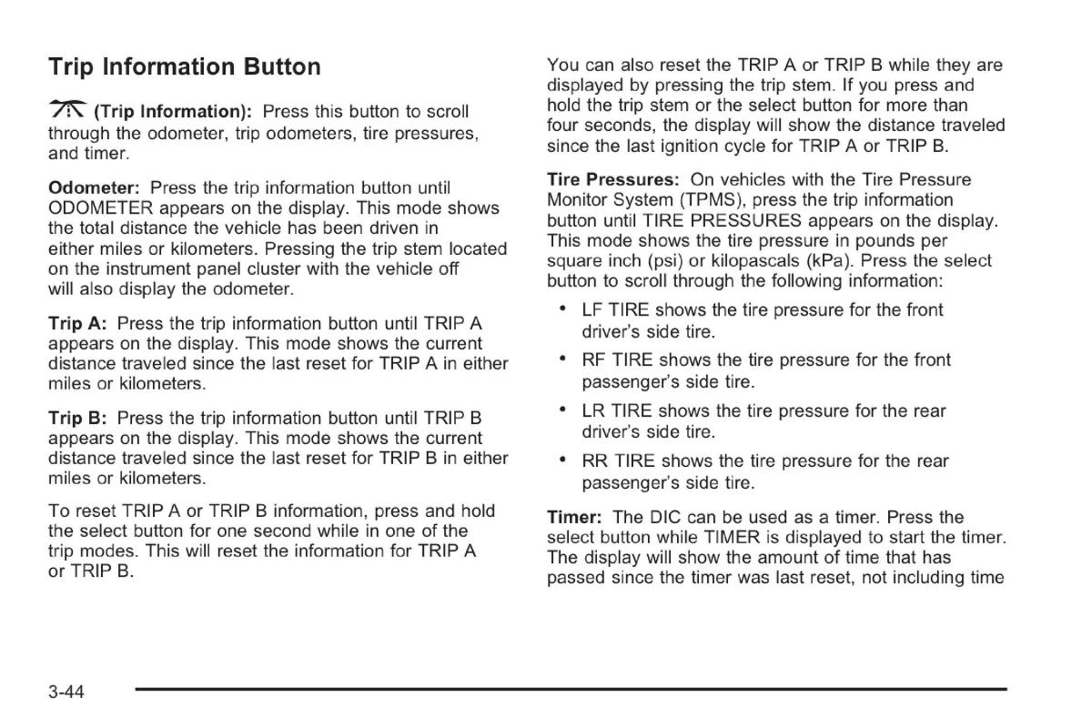 Saab 9 7X owners manual / page 82