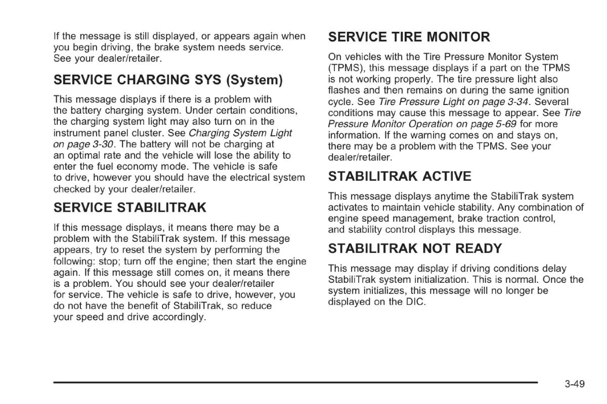 Saab 9 7X owners manual / page 88