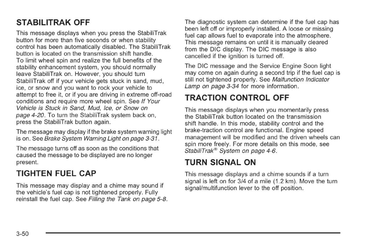 Saab 9 7X owners manual / page 89