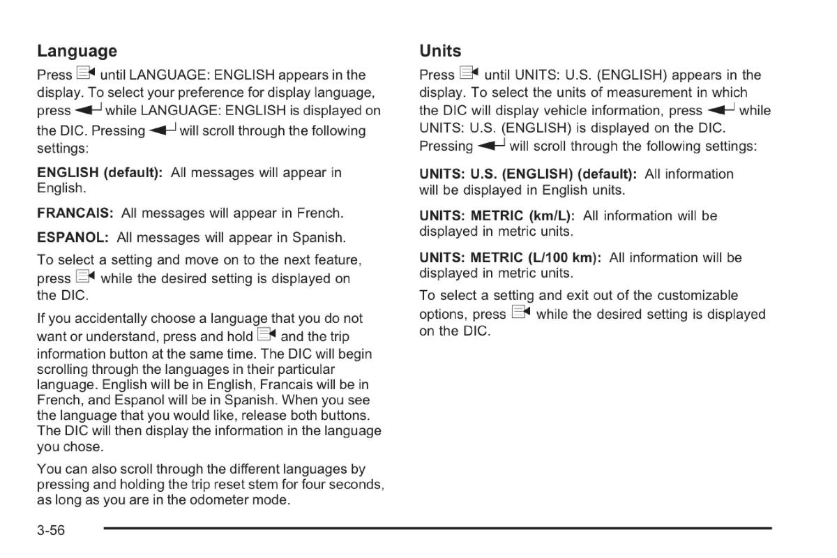 Saab 9 7X owners manual / page 95