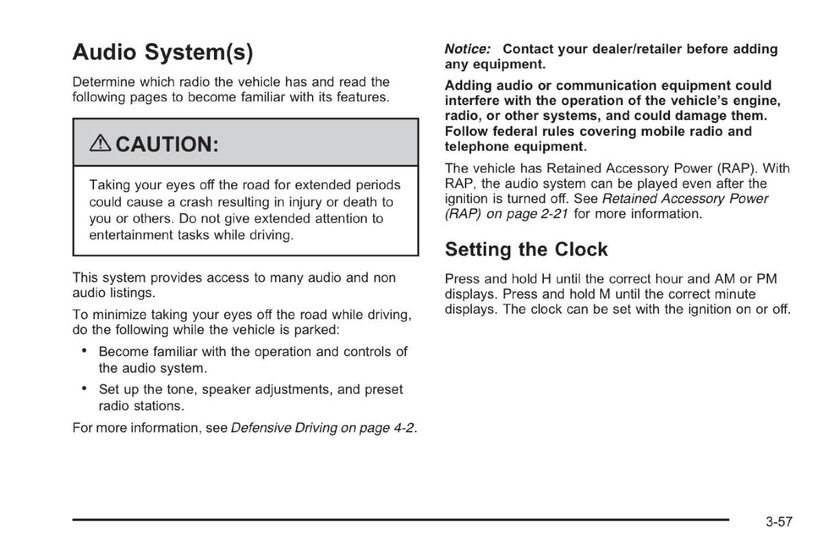 Saab 9 7X owners manual / page 96