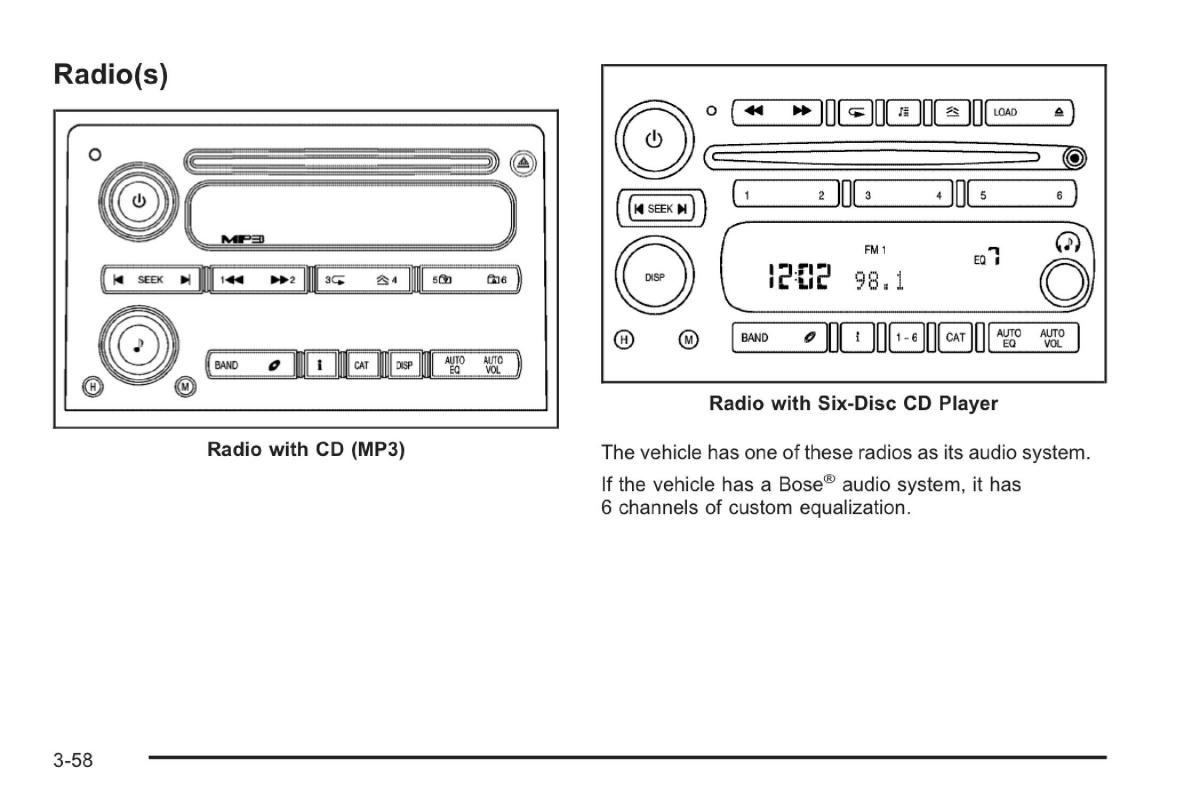 Saab 9 7X owners manual / page 97