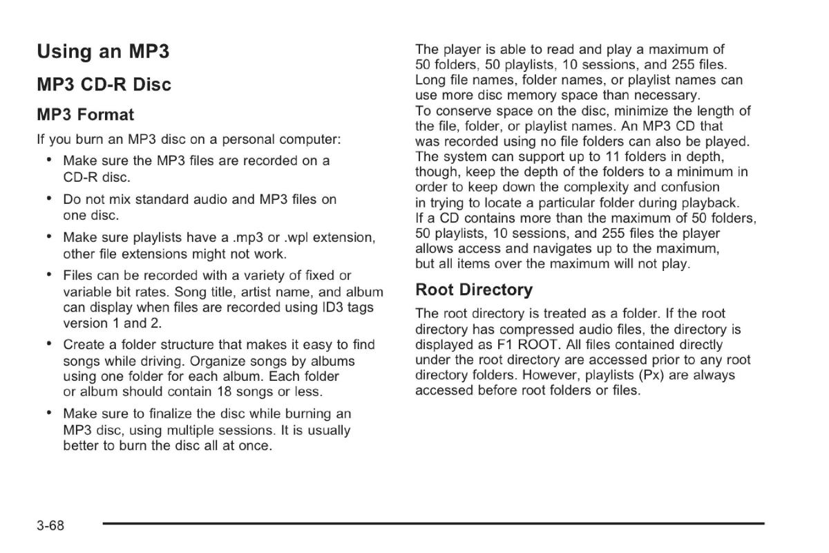 Saab 9 7X owners manual / page 108