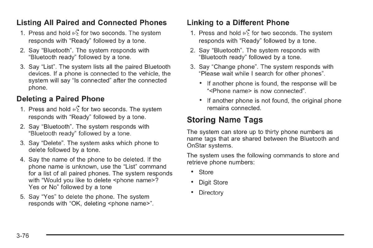 Saab 9 7X owners manual / page 117