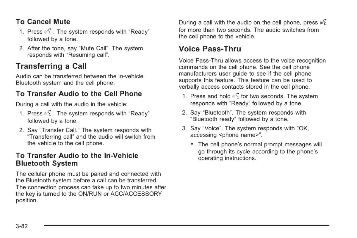 Saab 9 7X owners manual / page 124