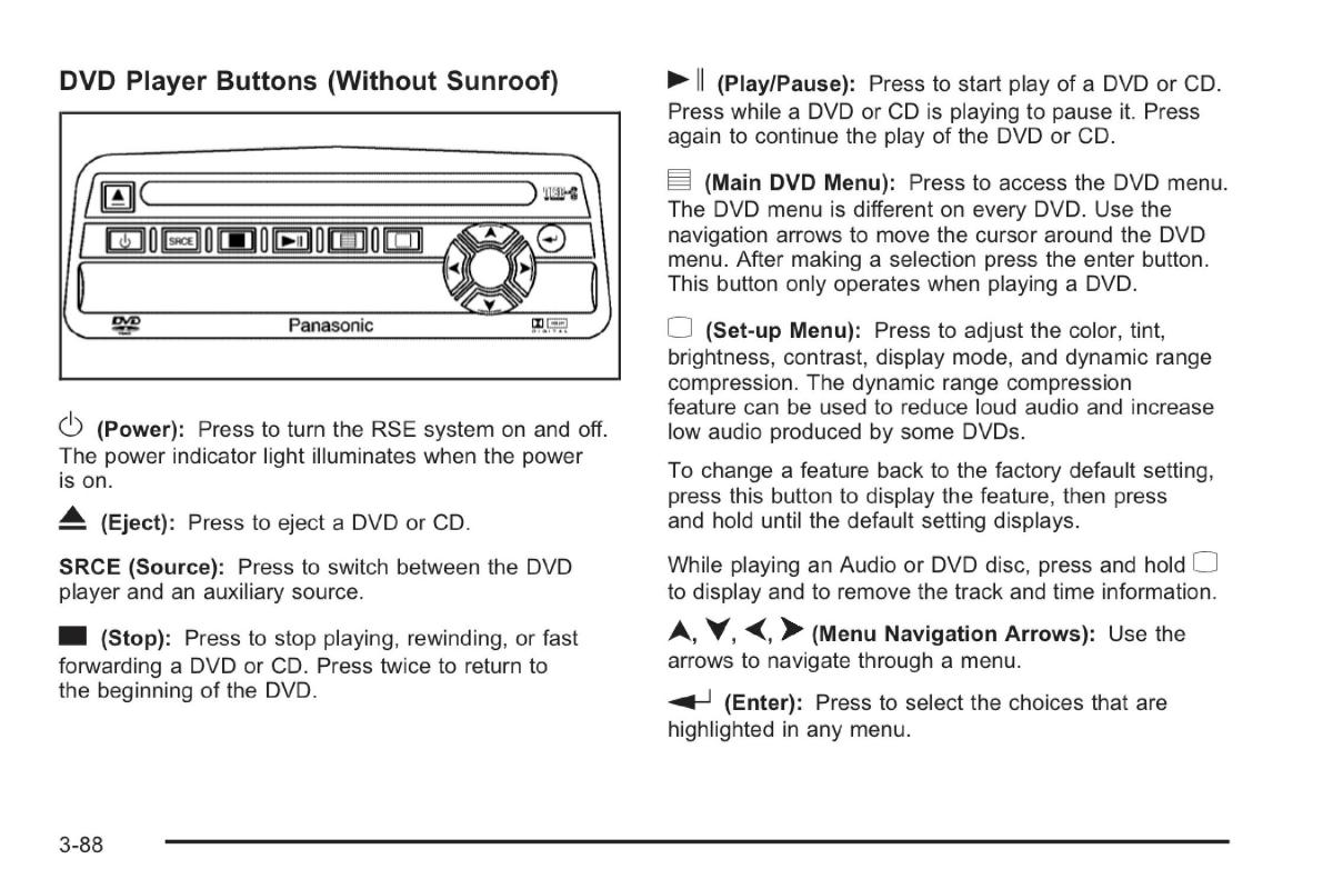 Saab 9 7X owners manual / page 130