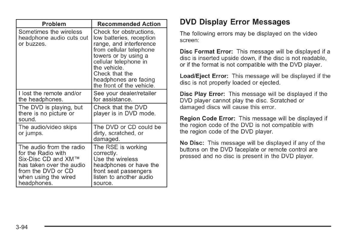 Saab 9 7X owners manual / page 137