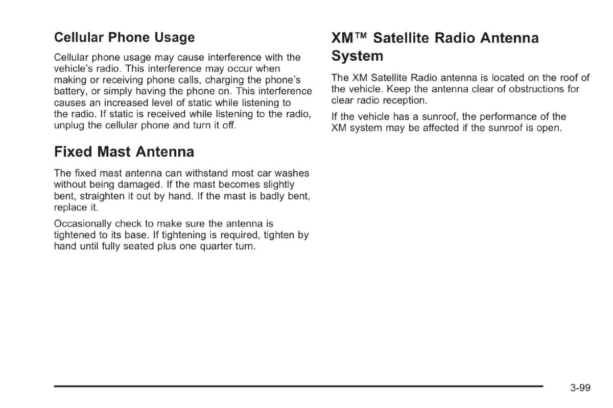 Saab 9 7X owners manual / page 143