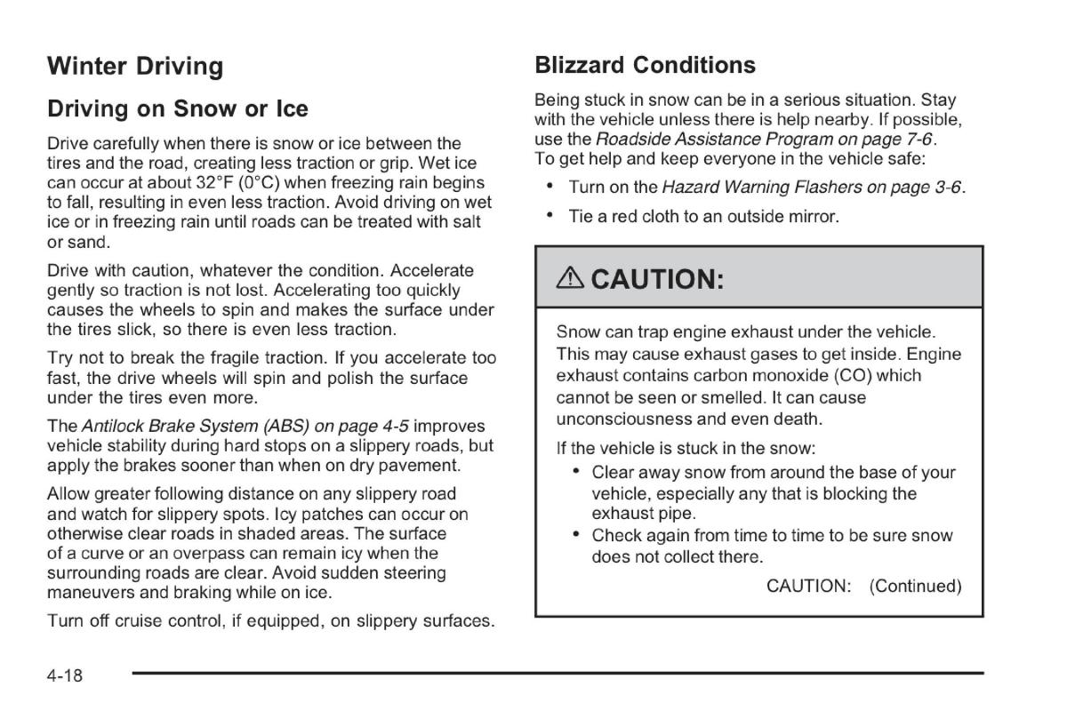 Saab 9 7X owners manual / page 163