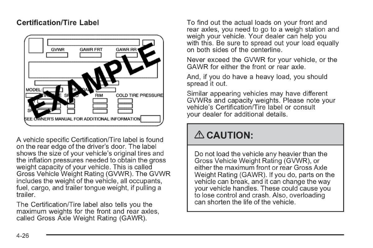 Saab 9 7X owners manual / page 172