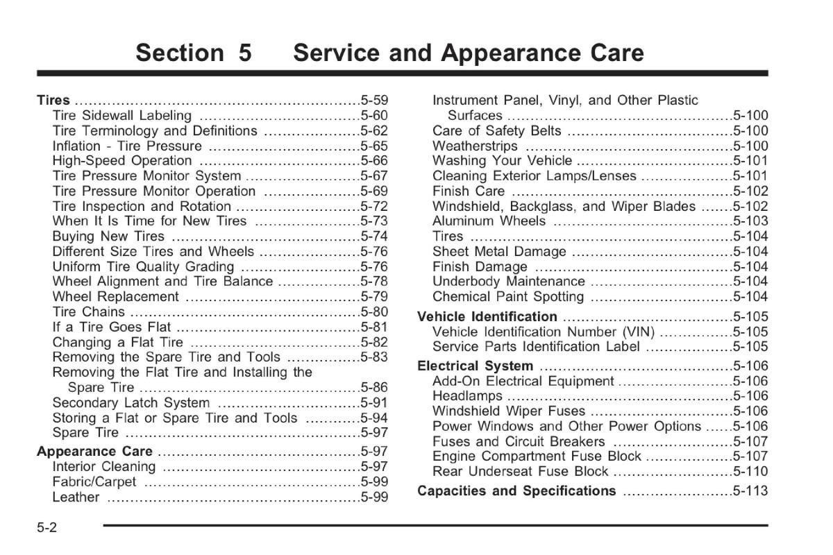 Saab 9 7X owners manual / page 190