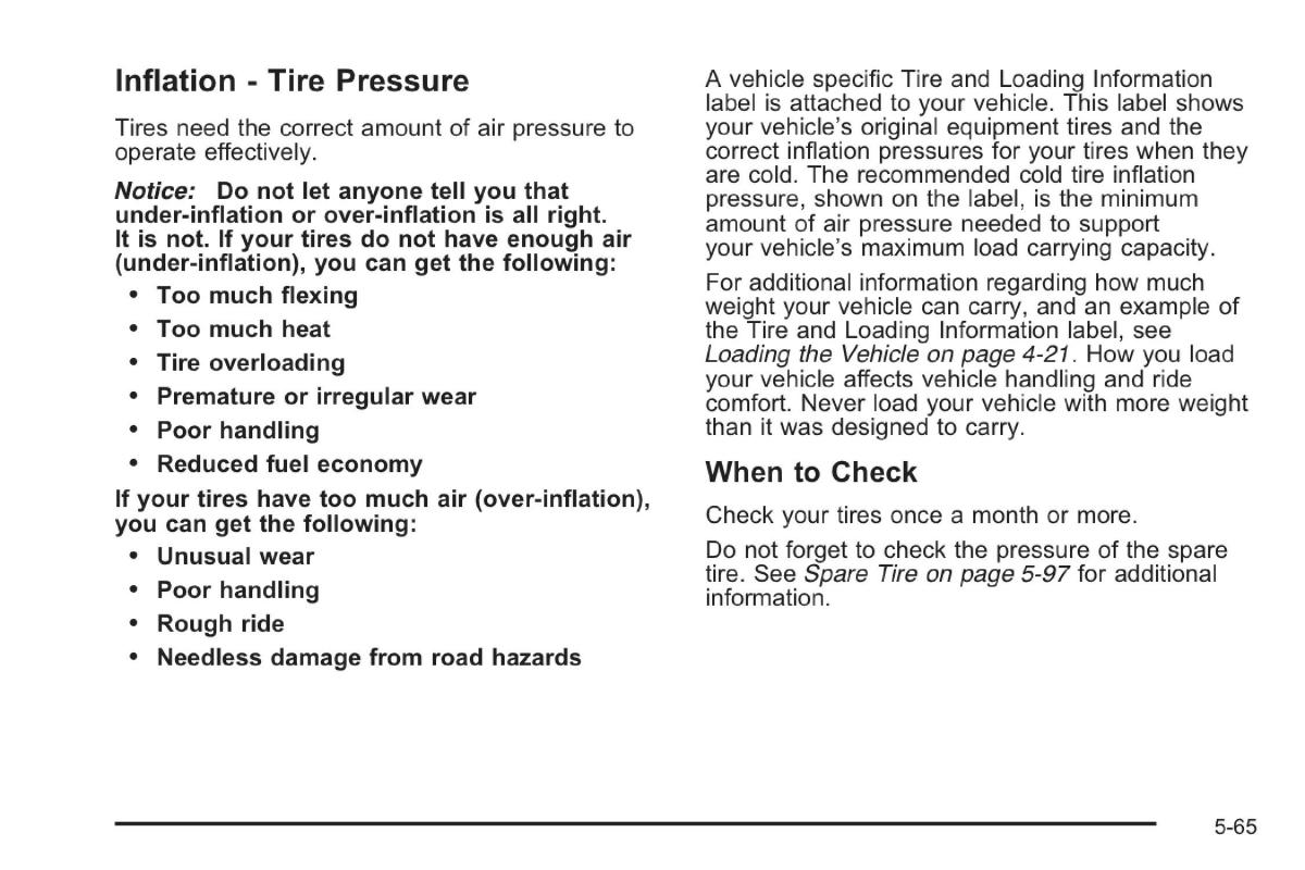 Saab 9 7X owners manual / page 259