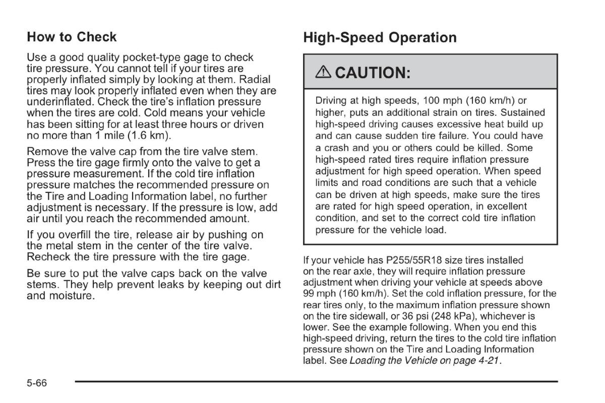 Saab 9 7X owners manual / page 260