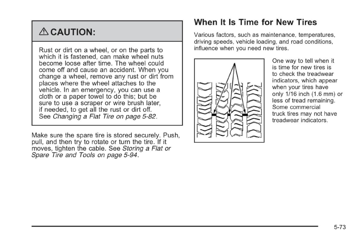 Saab 9 7X owners manual / page 268