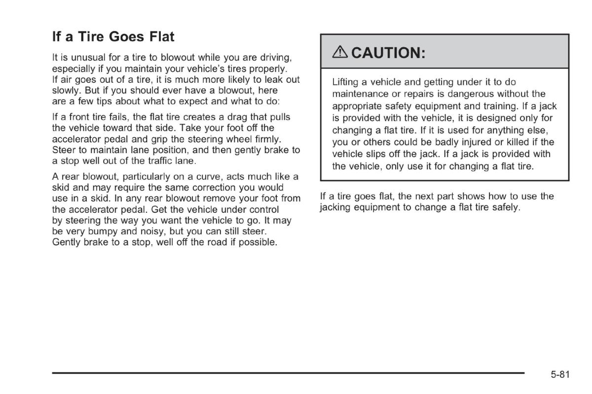 Saab 9 7X owners manual / page 277