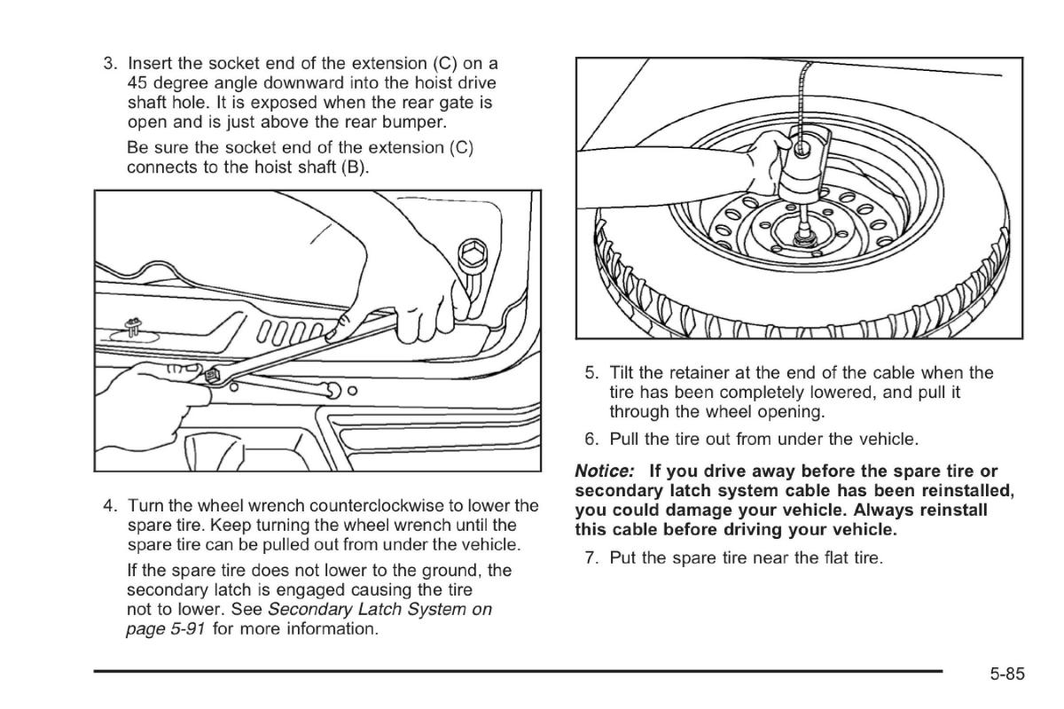 Saab 9 7X owners manual / page 281