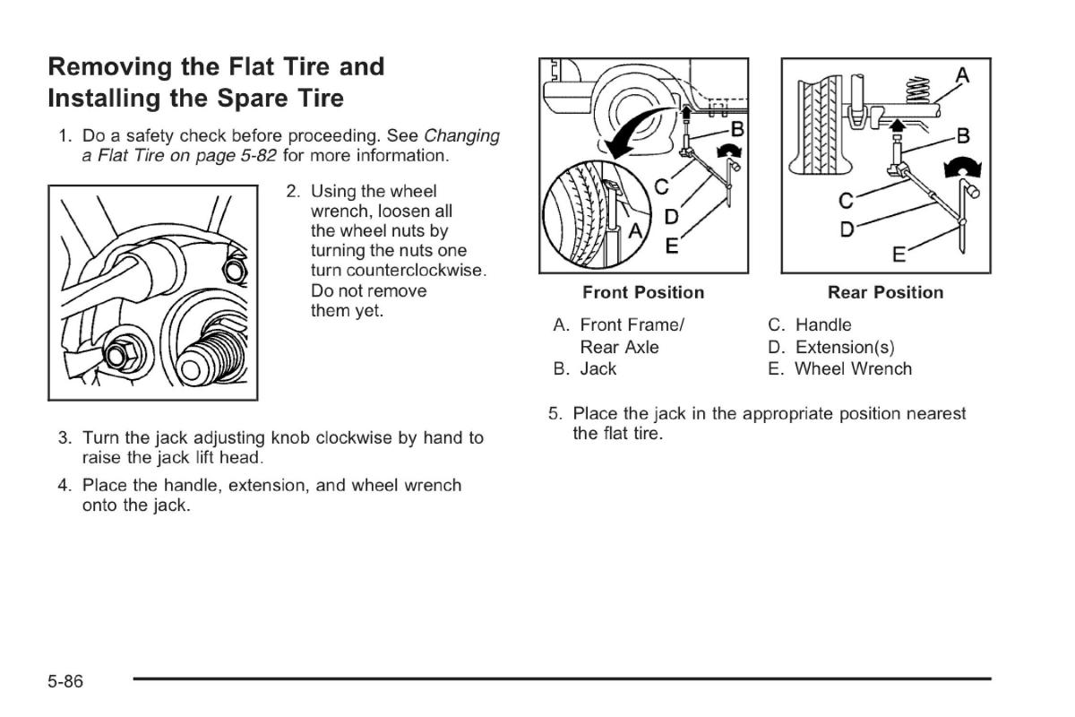 Saab 9 7X owners manual / page 282