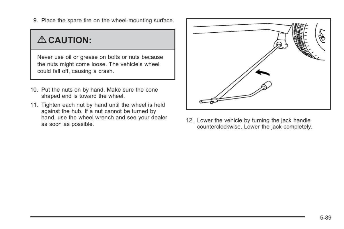 Saab 9 7X owners manual / page 286