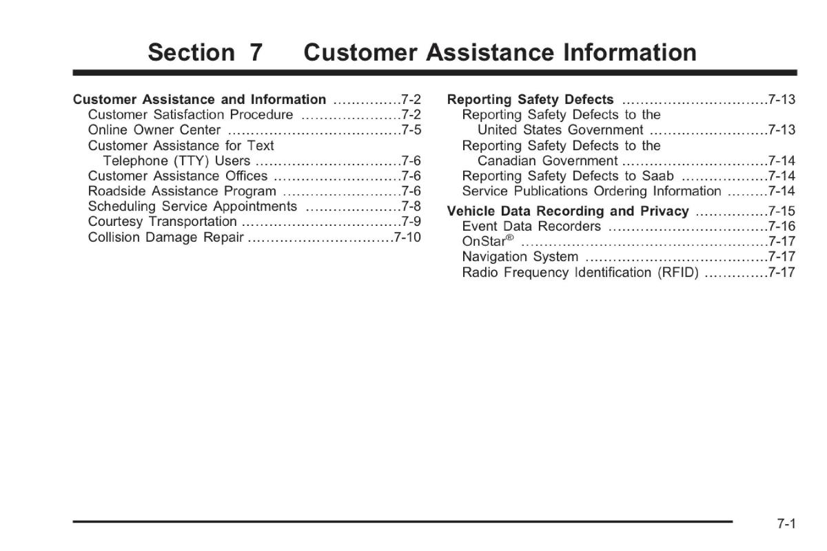 Saab 9 7X owners manual / page 334