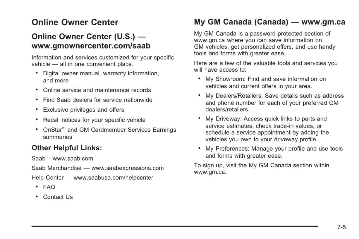 Saab 9 7X owners manual / page 338