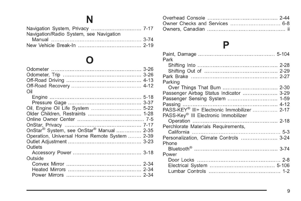 Saab 9 7X owners manual / page 363