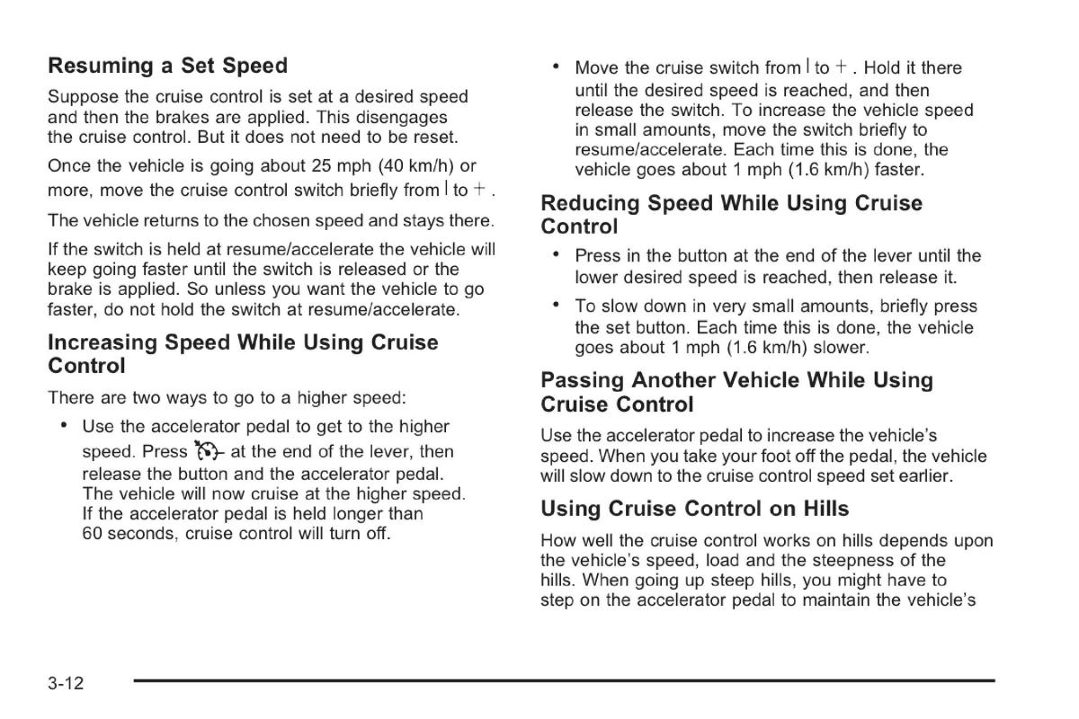 Saab 9 7X owners manual / page 47