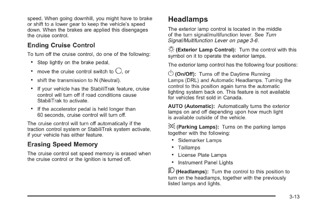 Saab 9 7X owners manual / page 48