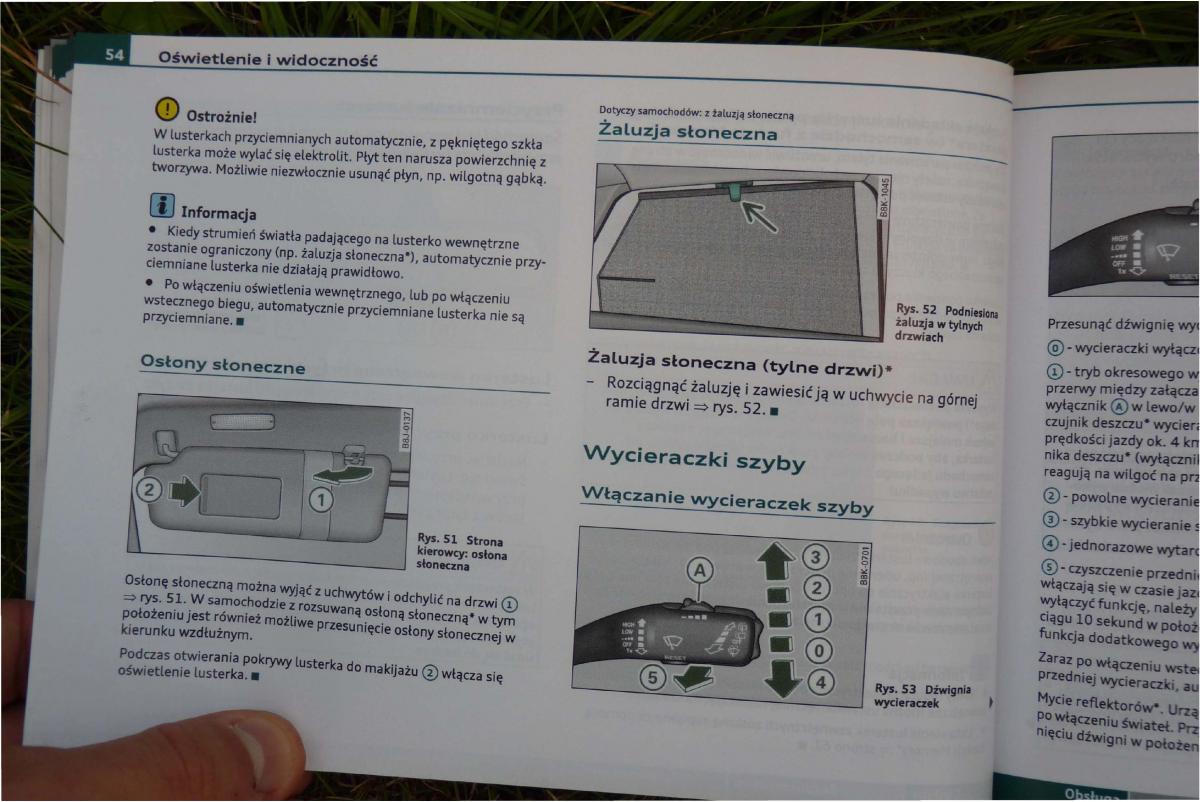 Audi A4 B8 instrukcja obslugi / page 56