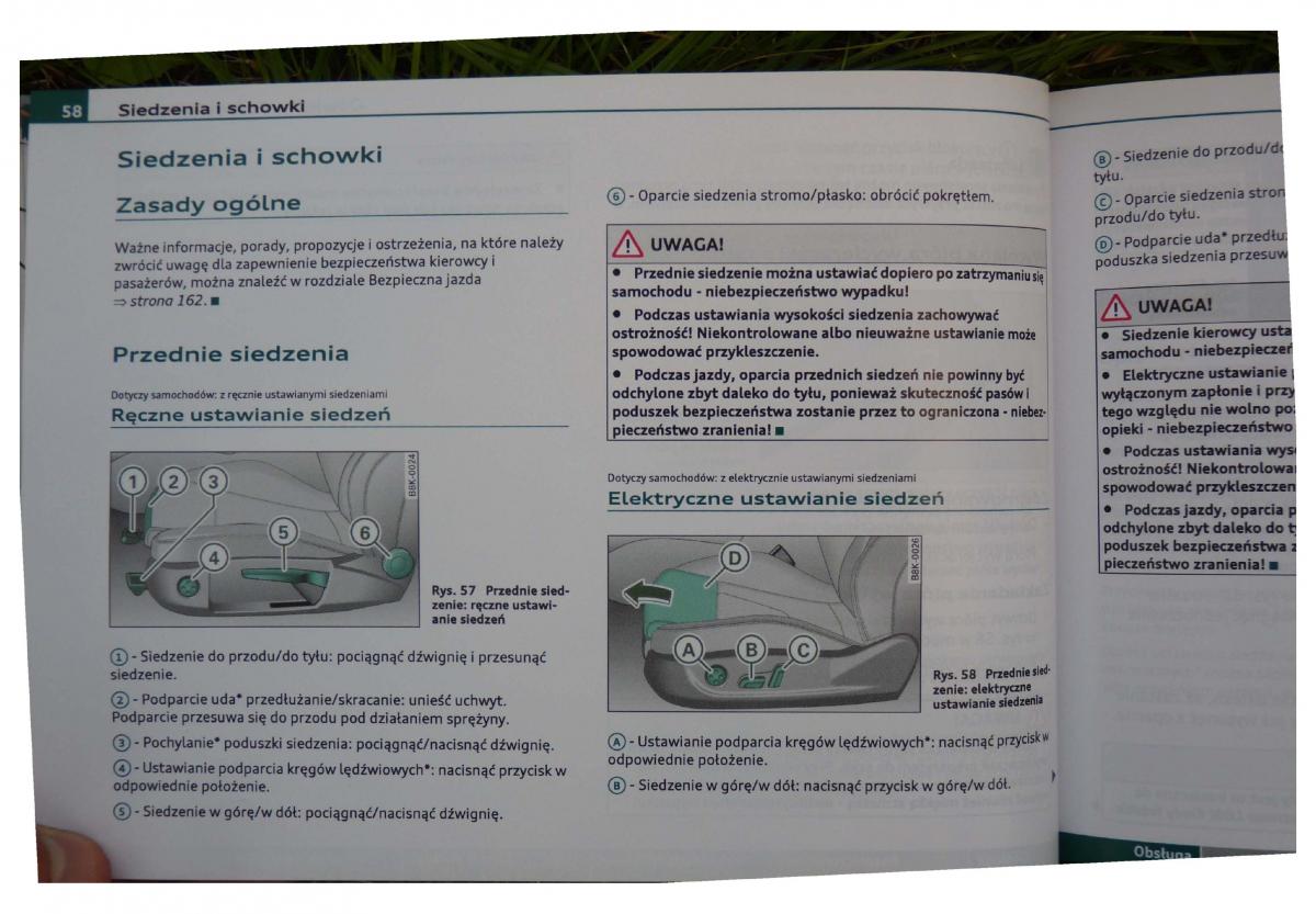 Audi A4 B8 instrukcja obslugi / page 60