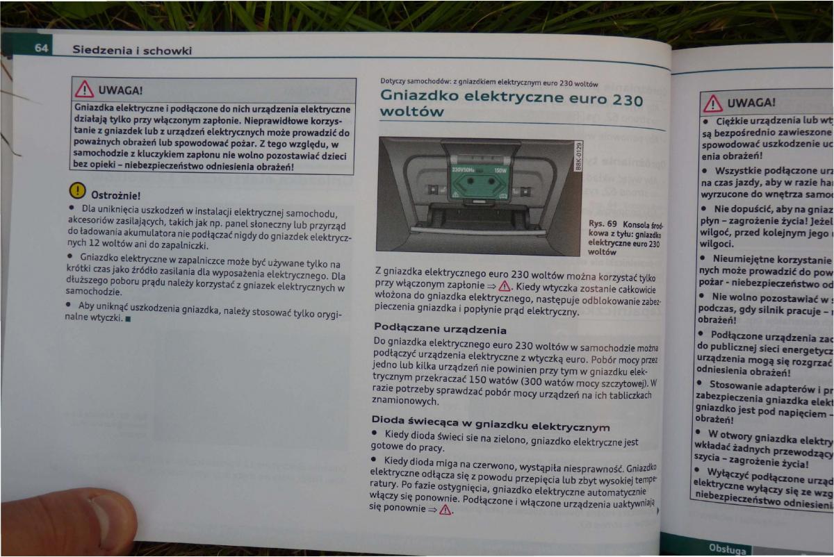 Audi A4 B8 instrukcja obslugi / page 66