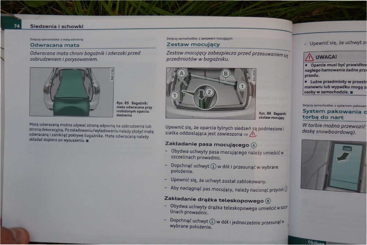 Audi A4 B8 instrukcja obslugi / page 76