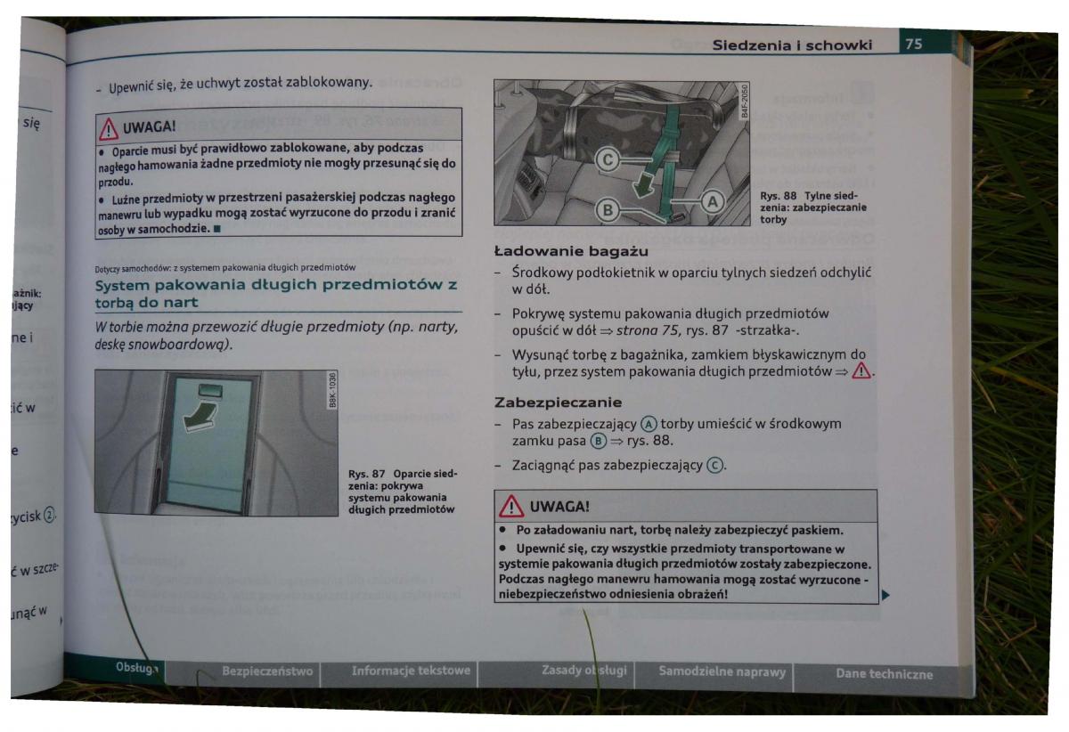 Audi A4 B8 instrukcja obslugi / page 77