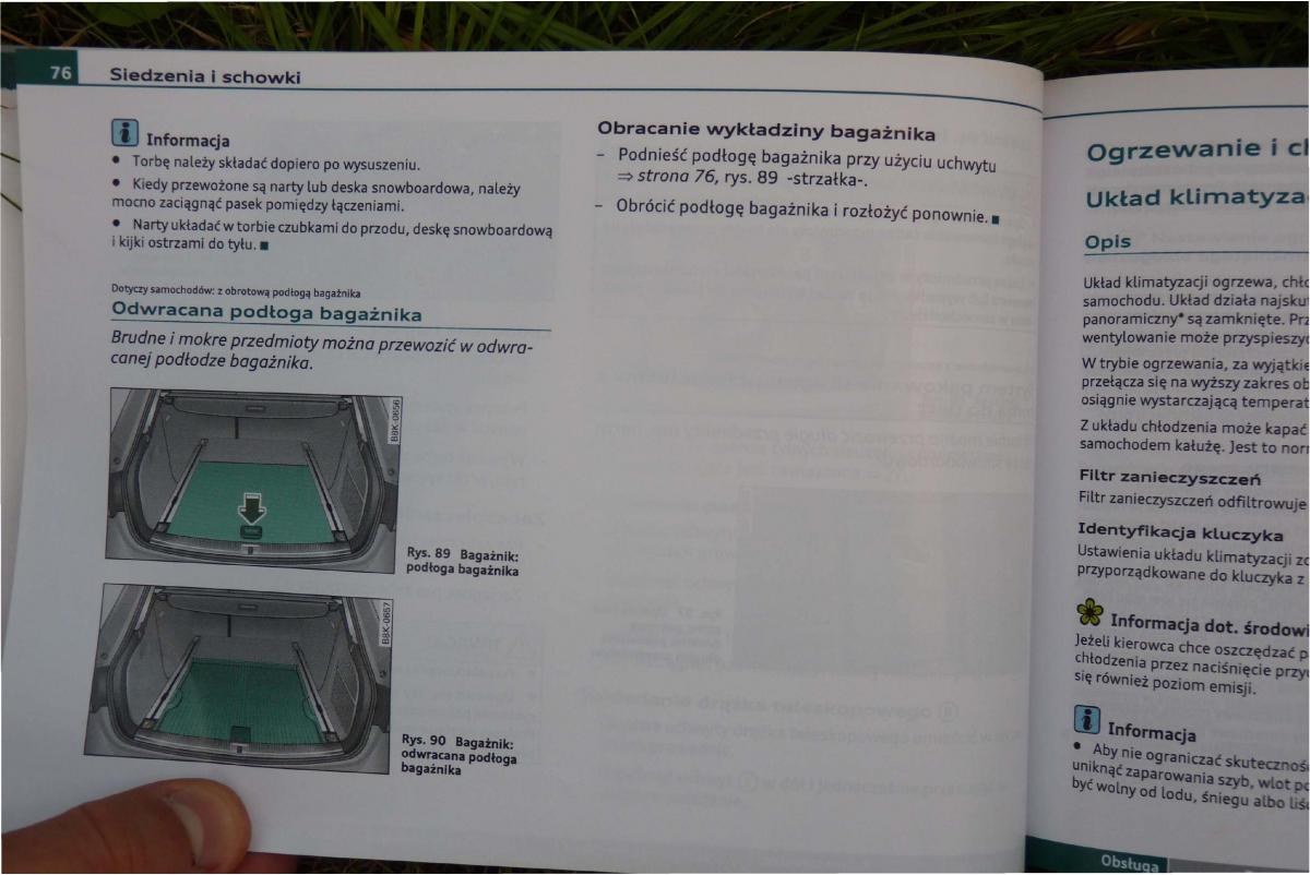 Audi A4 B8 instrukcja obslugi / page 78
