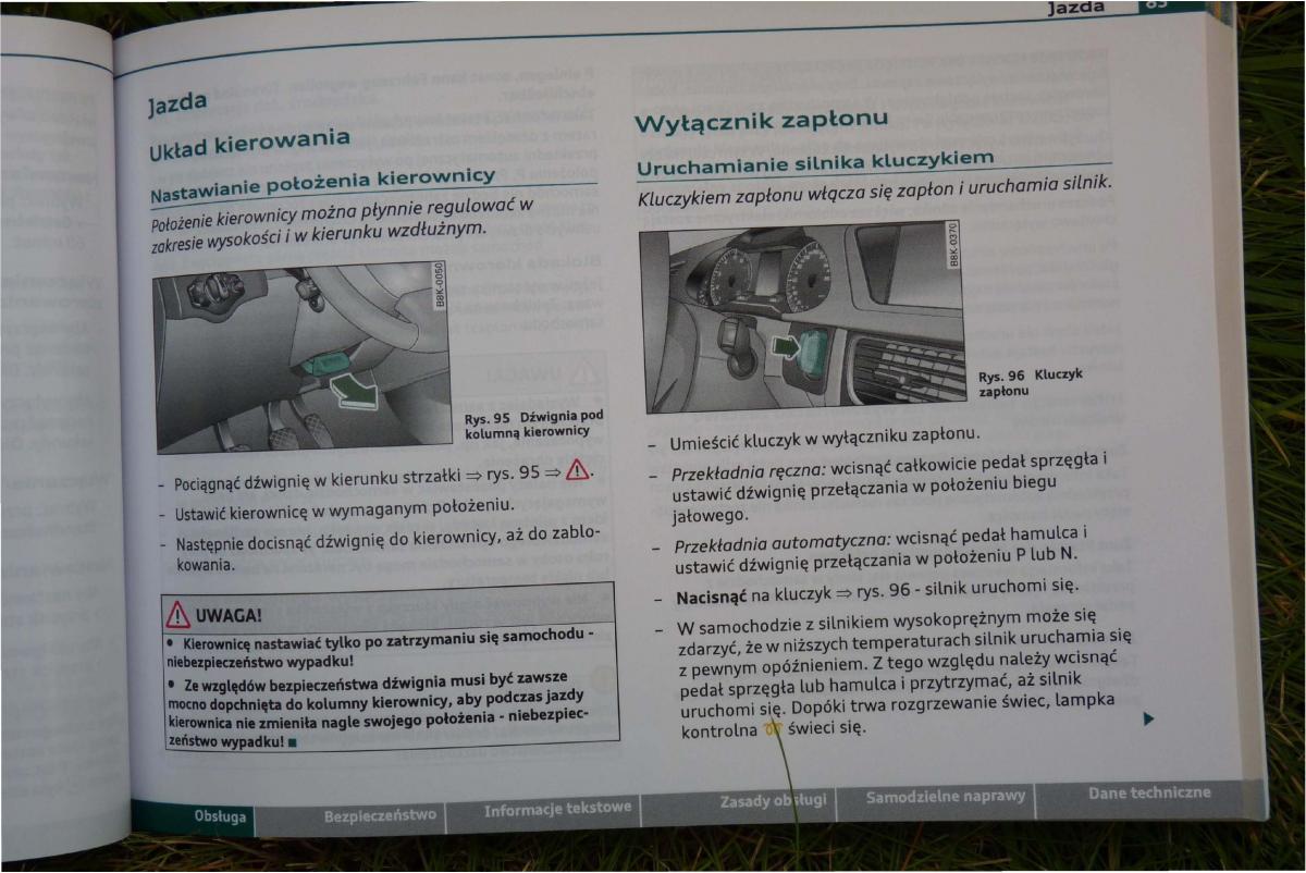 Audi A4 B8 instrukcja obslugi / page 85