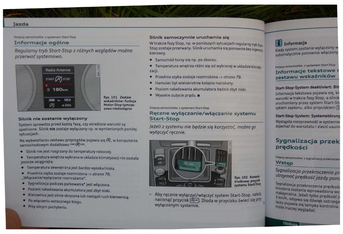 Audi A4 B8 instrukcja obslugi / page 96