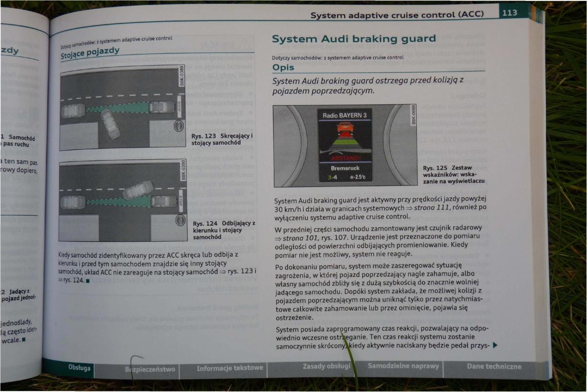 Audi A4 B8 instrukcja obslugi / page 115