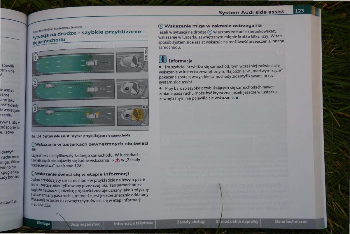 Audi A4 B8 instrukcja obslugi / page 125