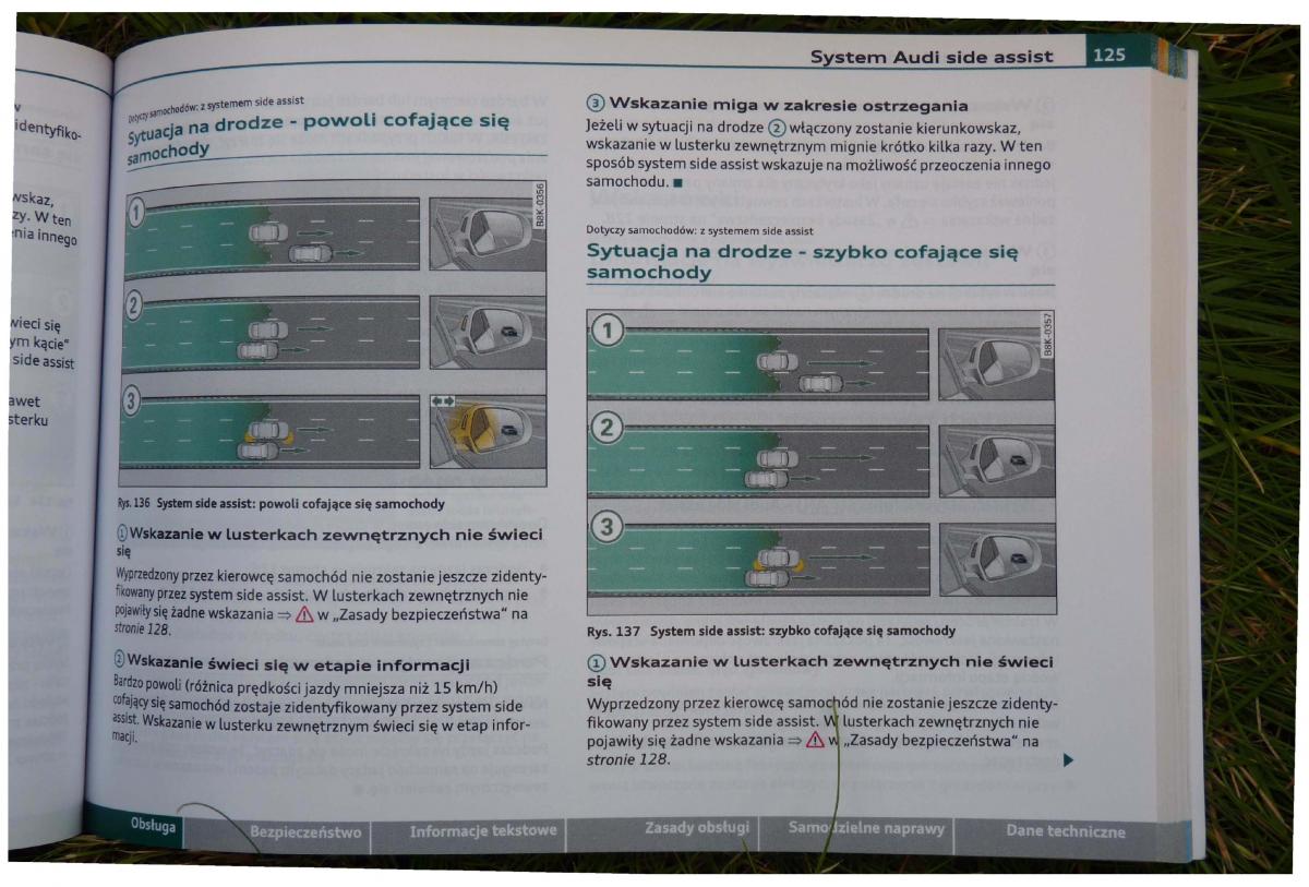 Audi A4 B8 instrukcja obslugi / page 127