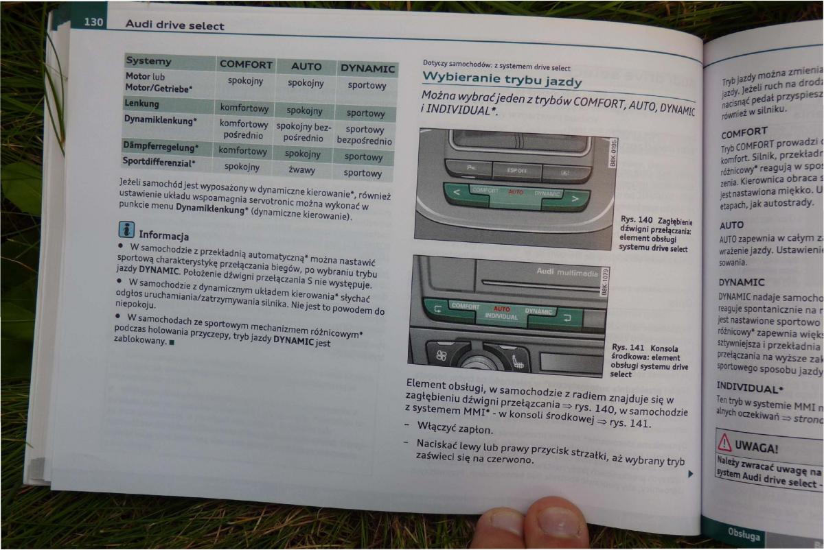 Audi A4 B8 instrukcja obslugi / page 132