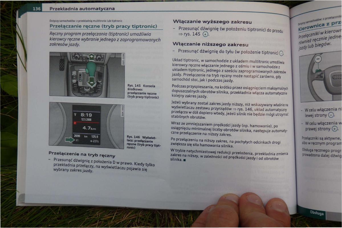 Audi A4 B8 instrukcja obslugi / page 138