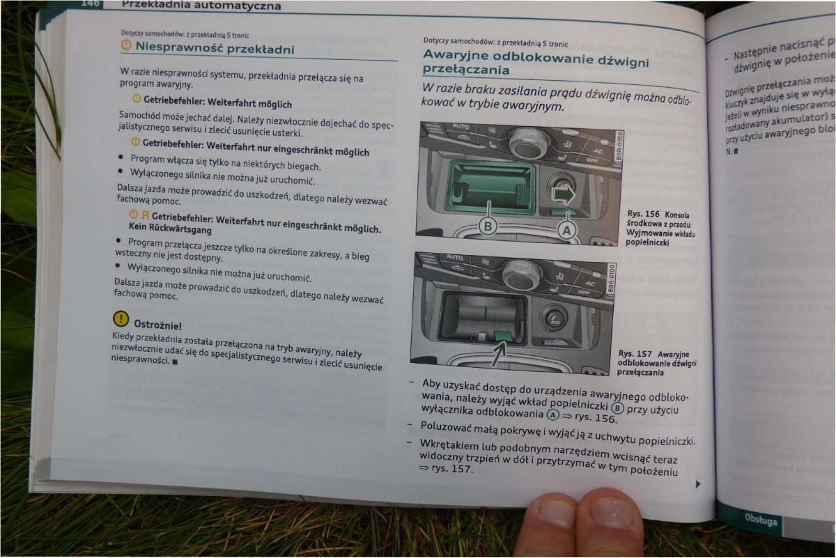 Audi A4 B8 instrukcja obslugi / page 148