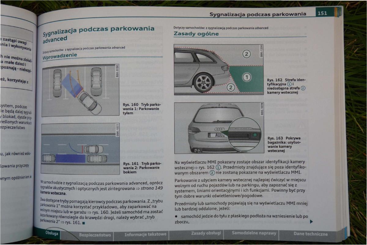 Audi A4 B8 instrukcja obslugi / page 153