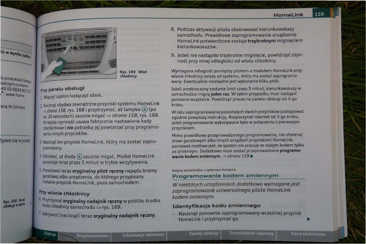 Audi A4 B8 instrukcja obslugi / page 161