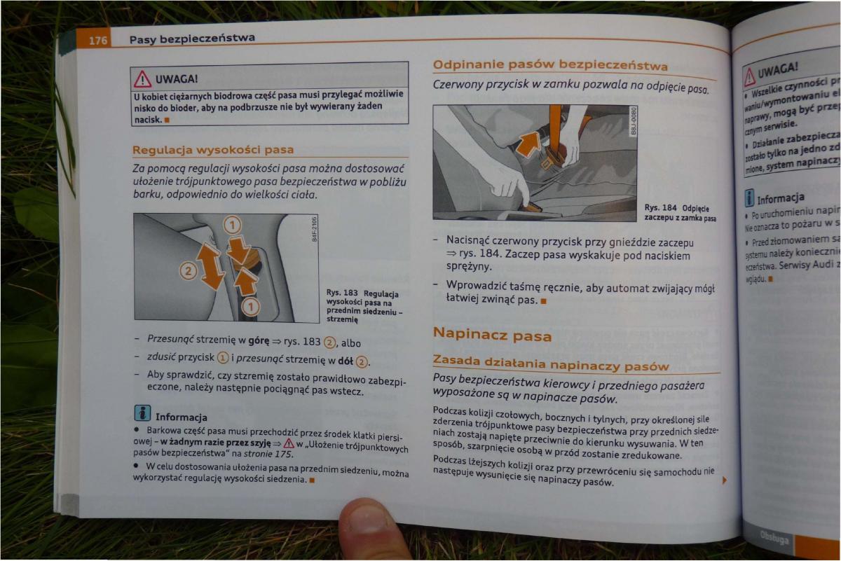 Audi A4 B8 instrukcja obslugi / page 178