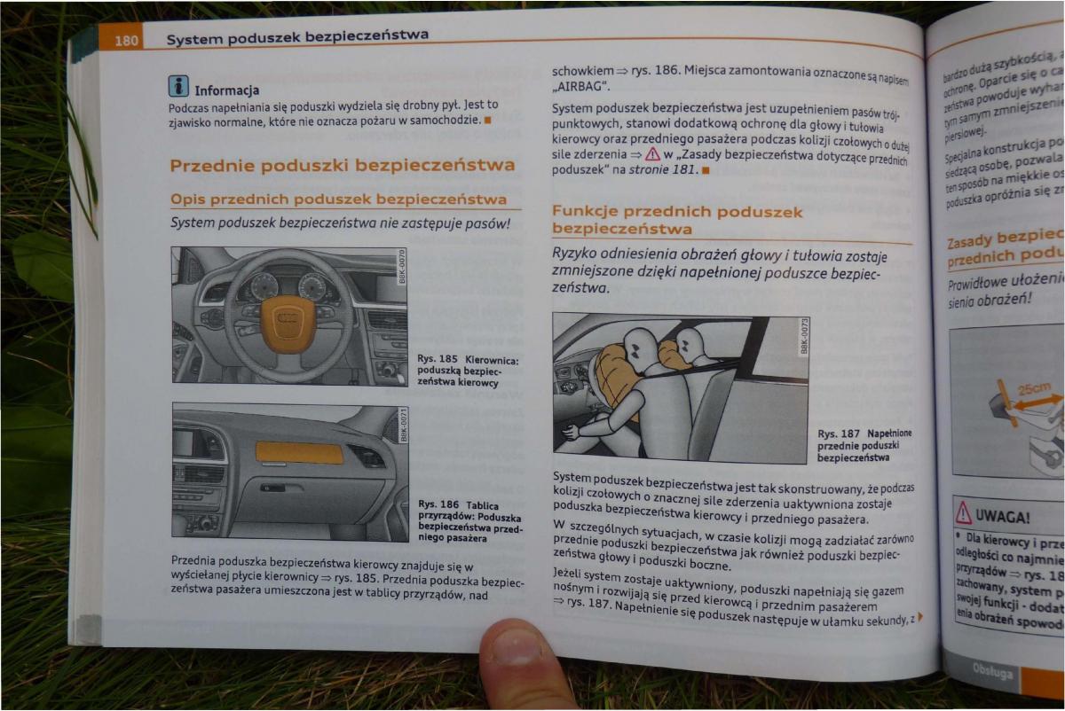 Audi A4 B8 instrukcja obslugi / page 182