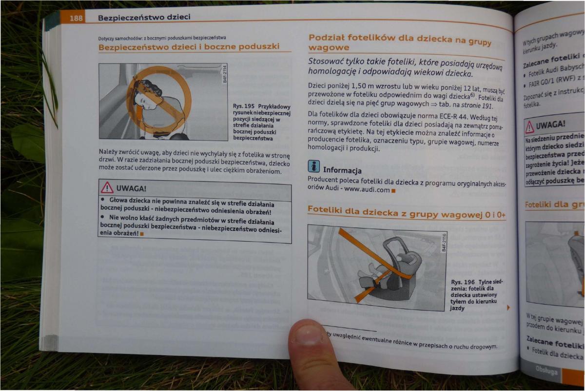 Audi A4 B8 instrukcja obslugi / page 190