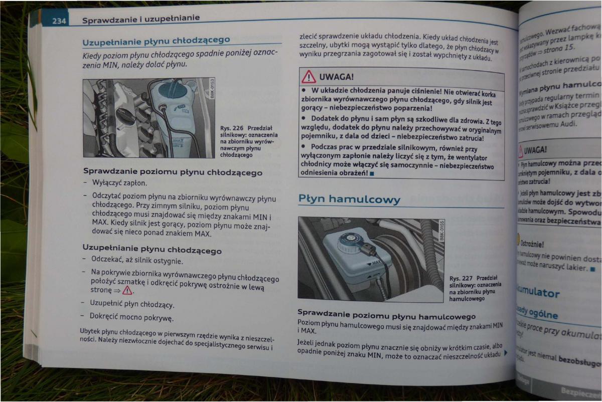 Audi A4 B8 instrukcja obslugi / page 236