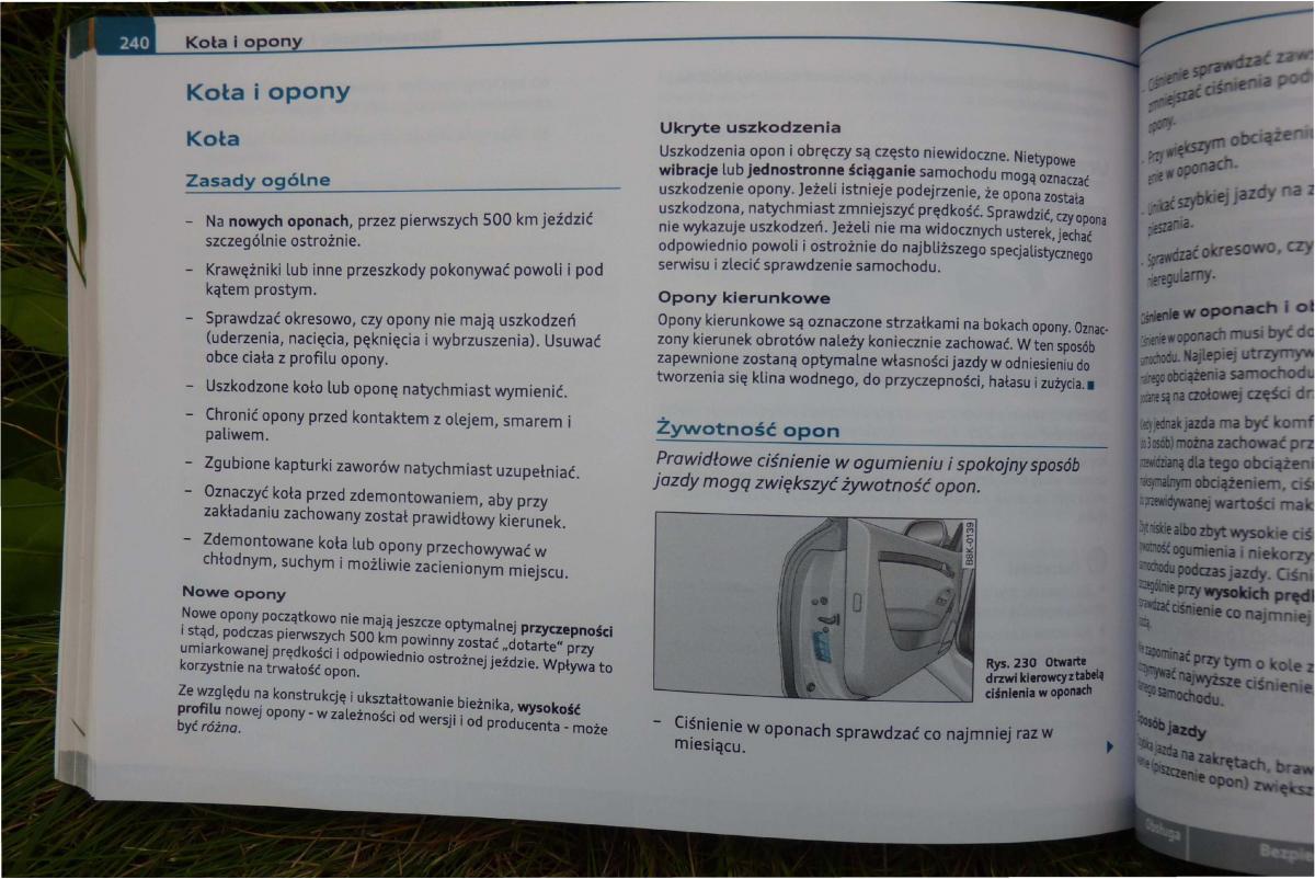 Audi A4 B8 instrukcja obslugi / page 242